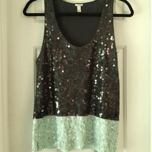 J Crew sequined top